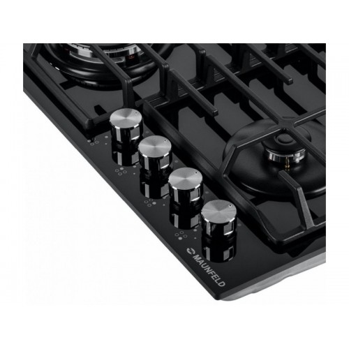 Газовая варочная панель MAUNFELD EGHG.64.63CB/G (черный) 4