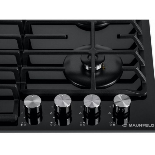 Газовая варочная панель MAUNFELD EGHG.64.63CB/G (черный) 5