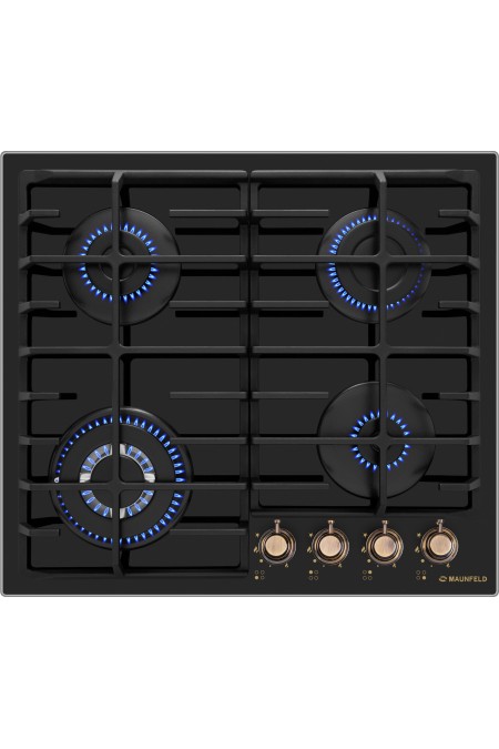 Газовая варочная панель MAUNFELD EGHG.64.63CB.R/G (черный) 