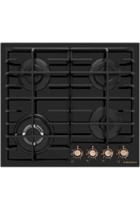 Газовая варочная панель MAUNFELD EGHG.64.63CB.R/G (черный) 1