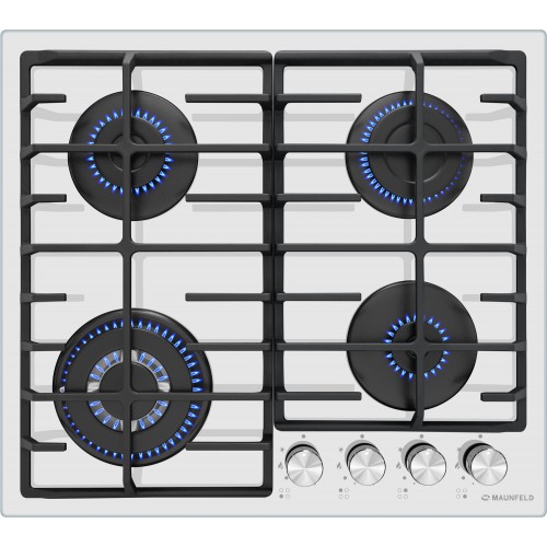 Газовая варочная панель MAUNFELD EGHG.64.63CW/G (белый) 3