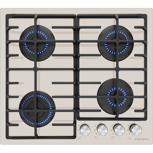 Газовая варочная панель MAUNFELD EGHG.64.6CBG/G (бежевый) 
