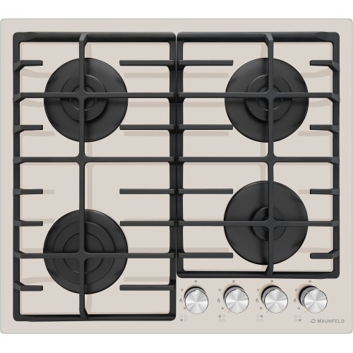 Газовая варочная панель MAUNFELD EGHG.64.6CBG/G (бежевый) 1