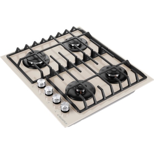 Газовая варочная панель MAUNFELD EGHG.64.6CBG/G (бежевый) 2