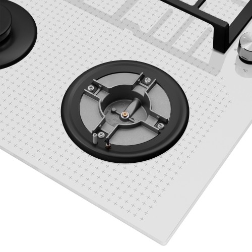 Газовая варочная панель Maunfeld EGHG.64.73CW/G (белый) 4