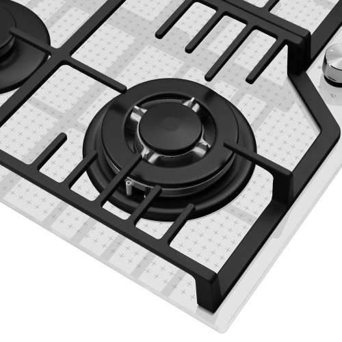 Газовая варочная панель Maunfeld EGHG.64.73CW/G (белый) 7