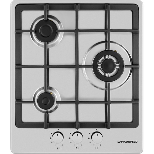 Газовая варочная панель MAUNFELD EGHS 43.33CS/G (серебристый) 1