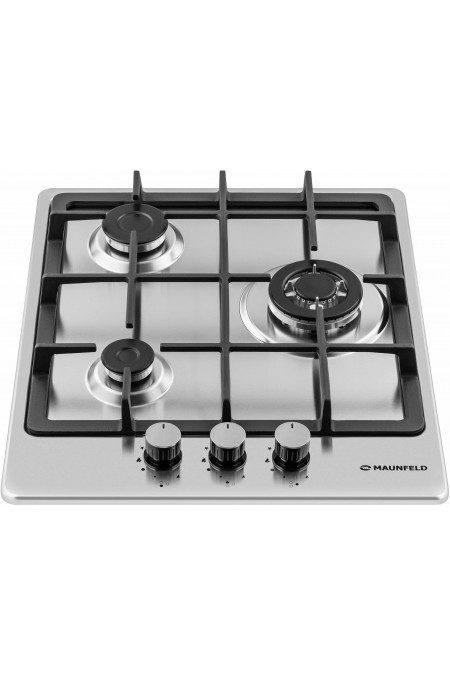 Газовая варочная панель MAUNFELD EGHS 43.33CS/G (серебристый) 1