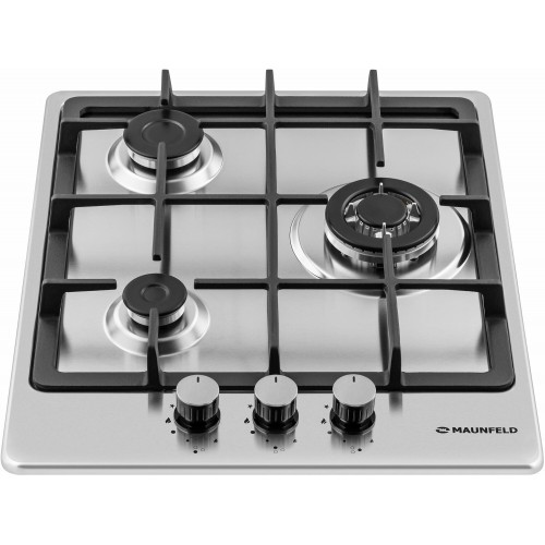 Газовая варочная панель MAUNFELD EGHS 43.33CS/G (серебристый) 2