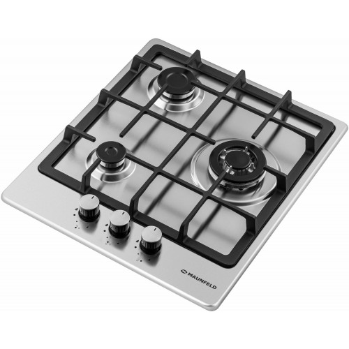 Газовая варочная панель MAUNFELD EGHS 43.33CS/G (серебристый) 3