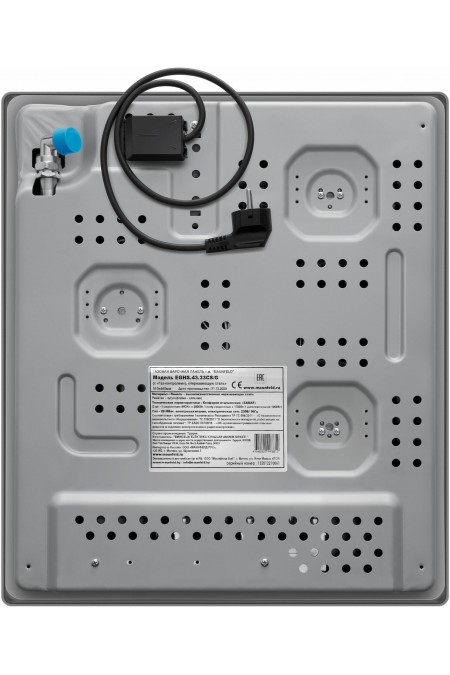 Газовая варочная панель MAUNFELD EGHS 43.33CS/G (серебристый) 5
