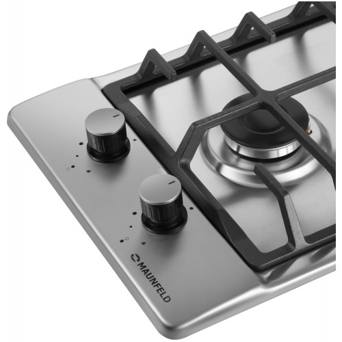 Газовая варочная панель MAUNFELD EGHS.32.63CS/G (серебристый) 5