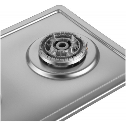 Газовая варочная панель MAUNFELD EGHS.32.63CS/G (серебристый) 8