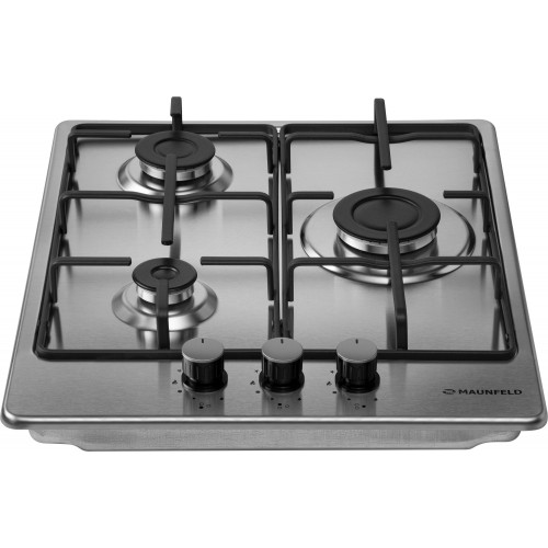Газовая варочная панель MAUNFELD EGHS.43.3STS-ES/G (серебристый) 2