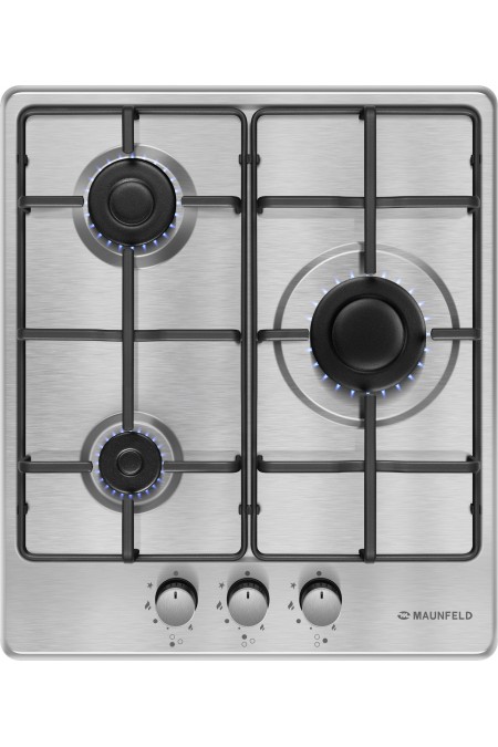 Газовая варочная панель MAUNFELD EGHS.43.3STS-ES (серебристый) 