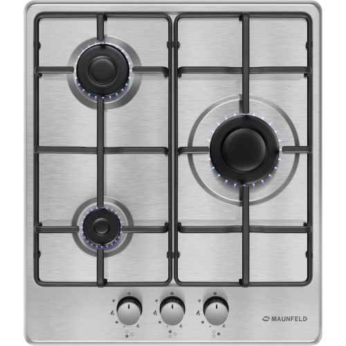Газовая варочная панель MAUNFELD EGHS.43.3STS-ES (серебристый) 