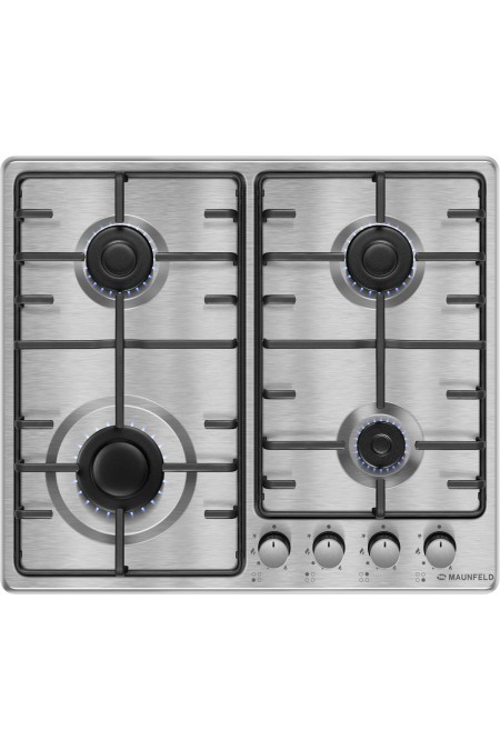 Газовая варочная панель MAUNFELD EGHS.64.3STS-ES/G (серебристый) 