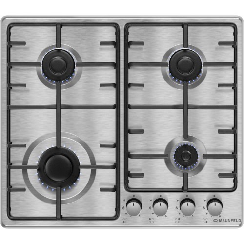 Газовая варочная панель MAUNFELD EGHS.64.3STS-ES/G (серебристый) 