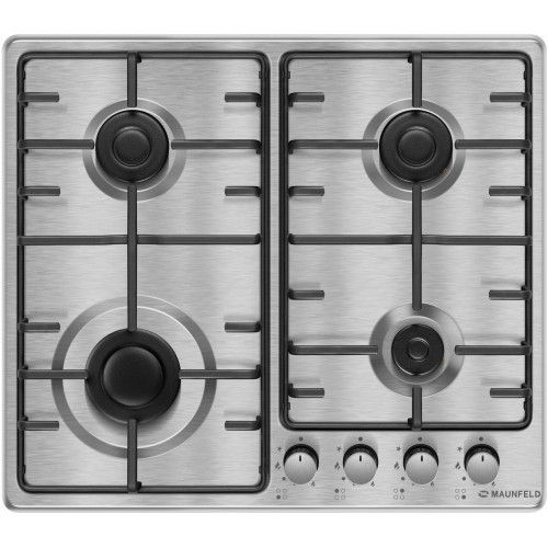 Газовая варочная панель MAUNFELD EGHS.64.3STS-ES/G (серебристый) 1