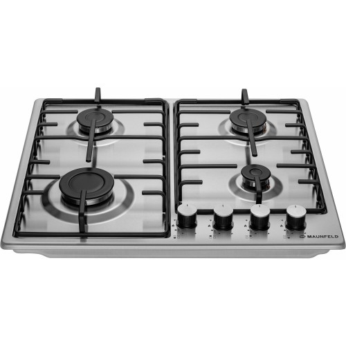 Газовая варочная панель MAUNFELD EGHS.64.3STS-ES/G (серебристый) 3
