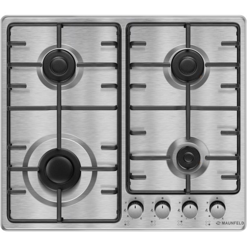 Газовая варочная панель MAUNFELD EGHS.64.3STS-ES (серебристый) 6