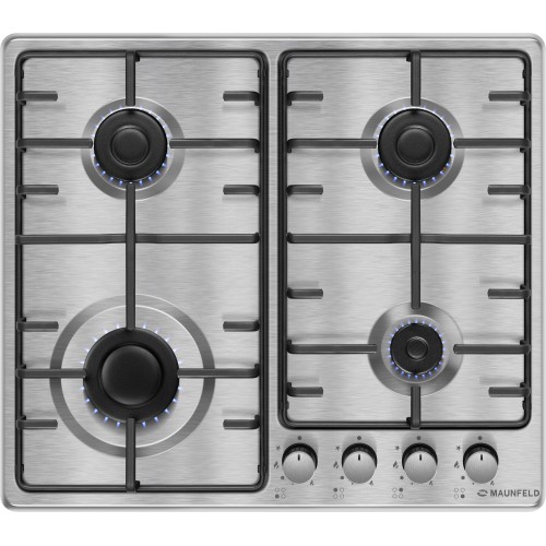 Газовая варочная панель MAUNFELD EGHS.64.3STS-ES (серебристый) 7