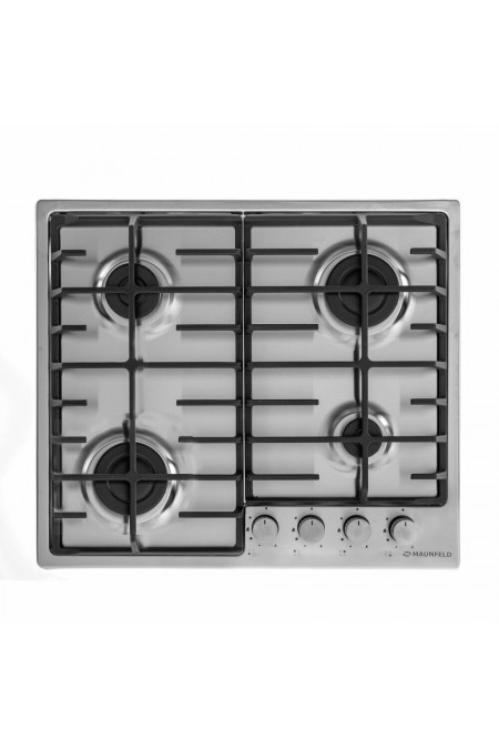 Газовая варочная панель MAUNFELD EGHS.64.6CS/G (серебристый) 