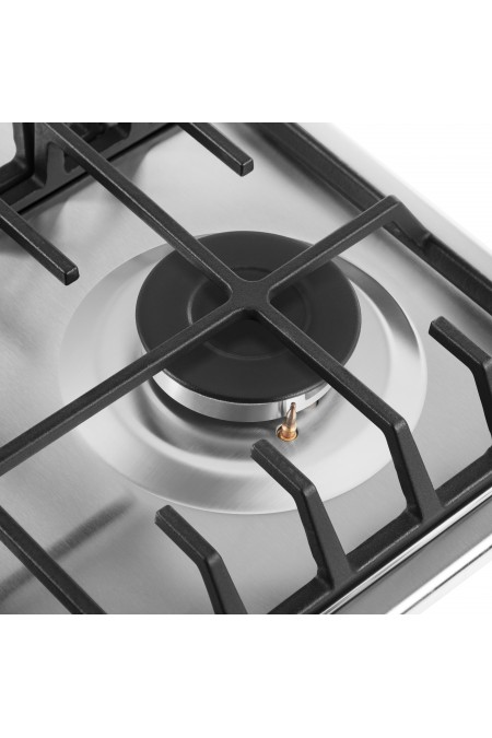 Газовая варочная панель MAUNFELD EGHS.64.6CS/G (серебристый) 1