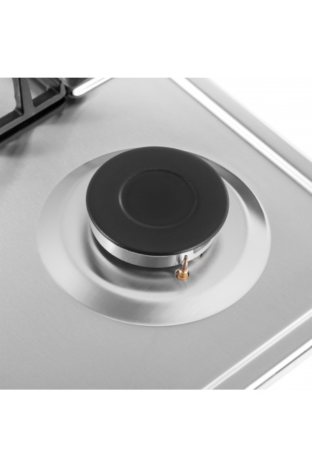 Газовая варочная панель MAUNFELD EGHS.64.6CS/G (серебристый) 7