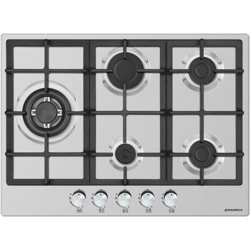 Газовая варочная панель MAUNFELD EGHS.75.33CS/G (серебристый) 