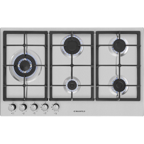 Газовая варочная панель MAUNFELD EGHS.95.33CS/G (серебристый) 