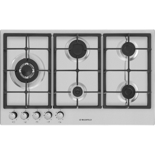 Газовая варочная панель MAUNFELD EGHS.95.33CS/G (серебристый) 2