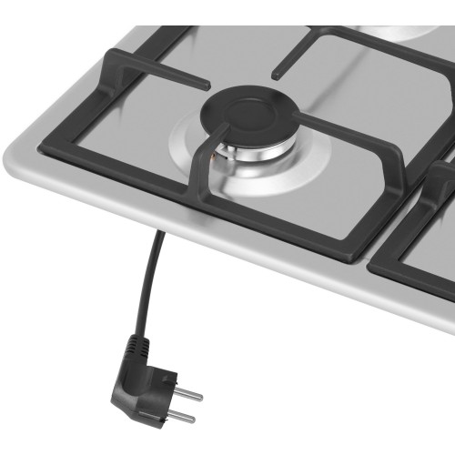 Газовая варочная панель MAUNFELD EGHS.95.33CS/G (серебристый) 8