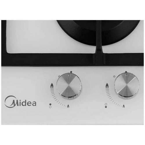 Газовая варочная панель Midea MG3260TGW (белый) 2