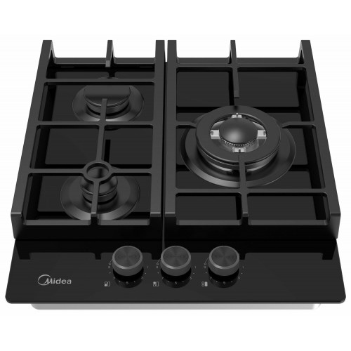 Газовая варочная панель Midea MG449TGB (черный) 8