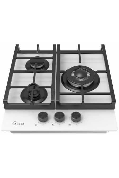 Газовая варочная панель Midea MG449TGW (белый) 1