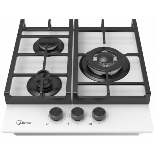 Газовая варочная панель Midea MG449TGW (белый) 2