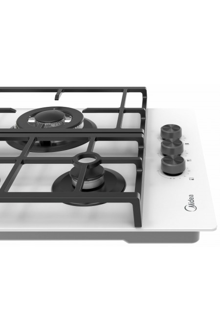 Газовая варочная панель Midea MG449TGW (белый) 3