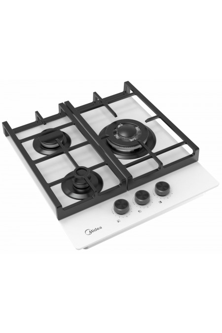 Газовая варочная панель Midea MG449TGW (белый) 4