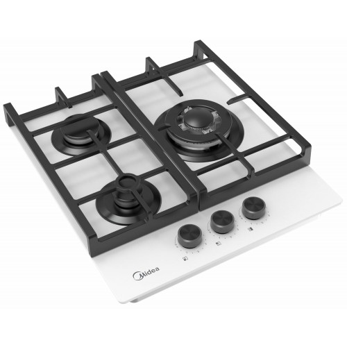 Газовая варочная панель Midea MG449TGW (белый) 5