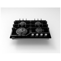 Газовая варочная панель Midea MG643TGB (черный)