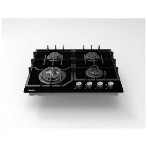 Газовая варочная панель Midea MG643TGB (черный) 