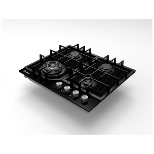 Газовая варочная панель Midea MG643TGB (черный) 1