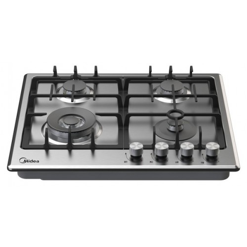 Газовая варочная панель Midea MG643TX (нержавеющая сталь) 1