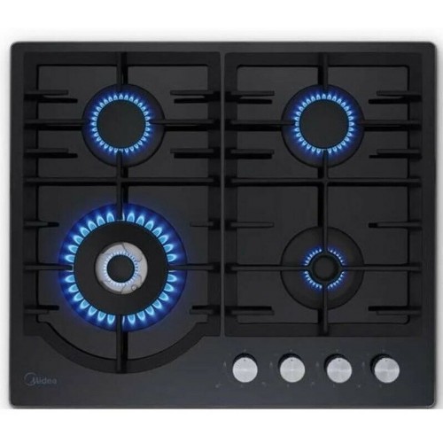 Газовая варочная панель Midea MG649TGB (черный) 