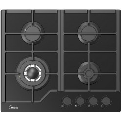 Газовая варочная панель Midea MG693TGB (черный)