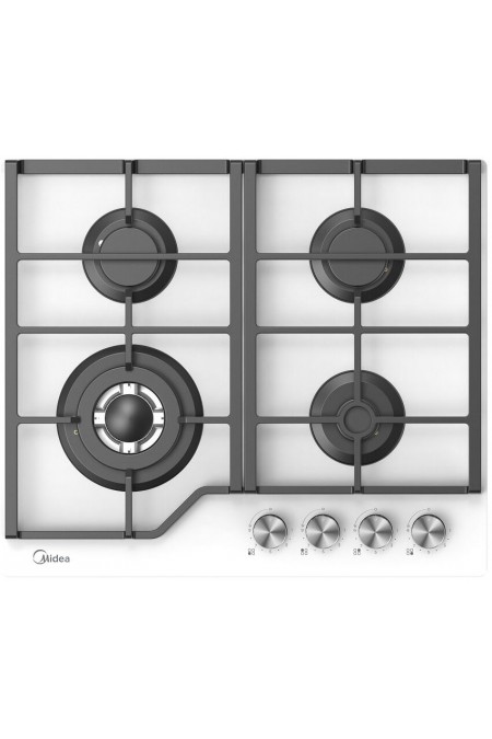 Газовая варочная панель Midea MG693TGW (белый) 