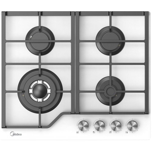 Газовая варочная панель Midea MG693TGW (белый) 