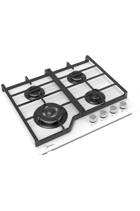 Газовая варочная панель Midea MG693TGW (белый) 1