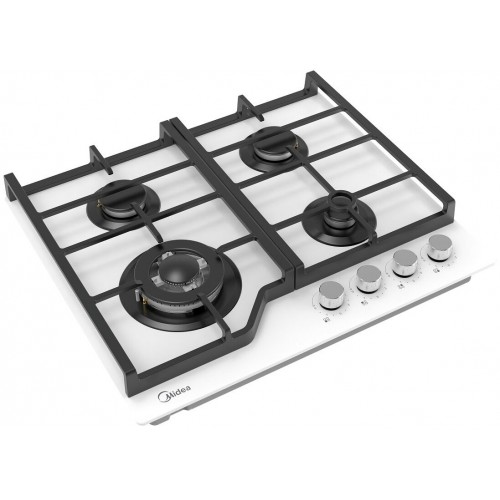 Газовая варочная панель Midea MG693TGW (белый) 2